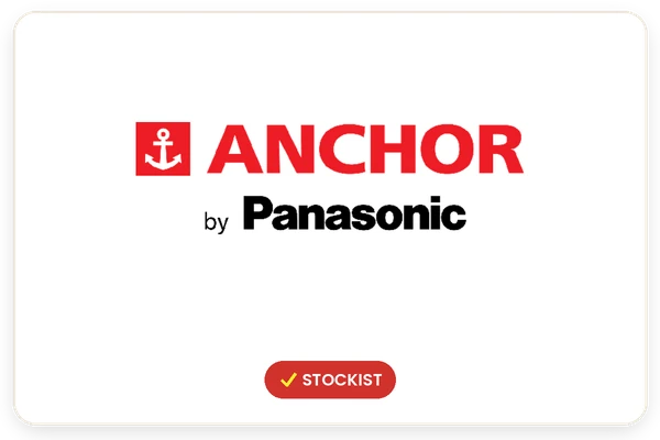 Anchor by Panasonic Roma logo – Stockist, Monika Electric Corporation