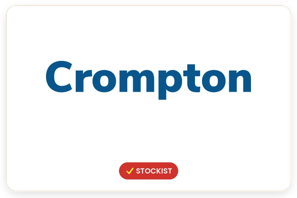 Crompton logo – Stockist, Monika Electric Corporation