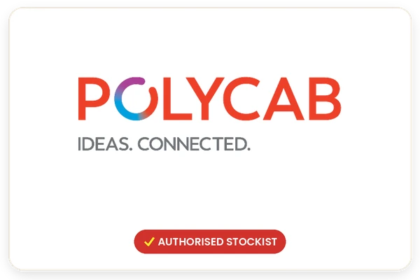 Polycab logo – Authorised Stockist, Monika Electric Corporation