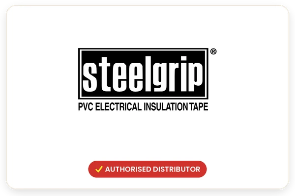 Steelgrip logo – Authorised Distributor, Monika Electric Corporation