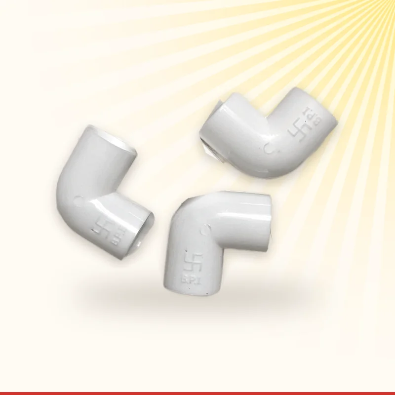 B.P.I. PVC elbows