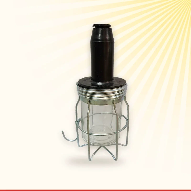 Comet bakelite inspection hand lamp with BC holder, Monika Electric Corporation, Ahmedabad