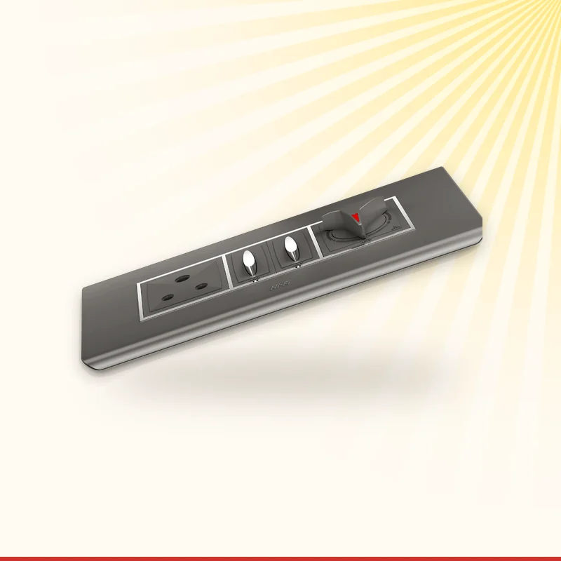Hifi modular fan regulator with step knob, Monika Electric Corporation, Ahmedabad