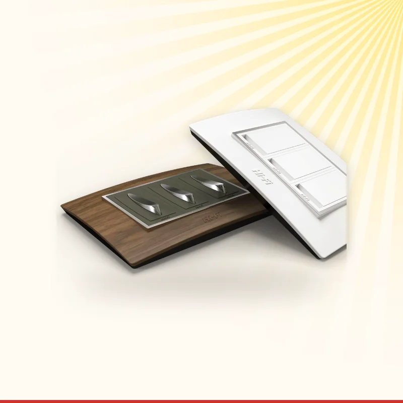 Hifi modular cover plates in different module sizes, Monika Electric Corporation, Ahmedabad