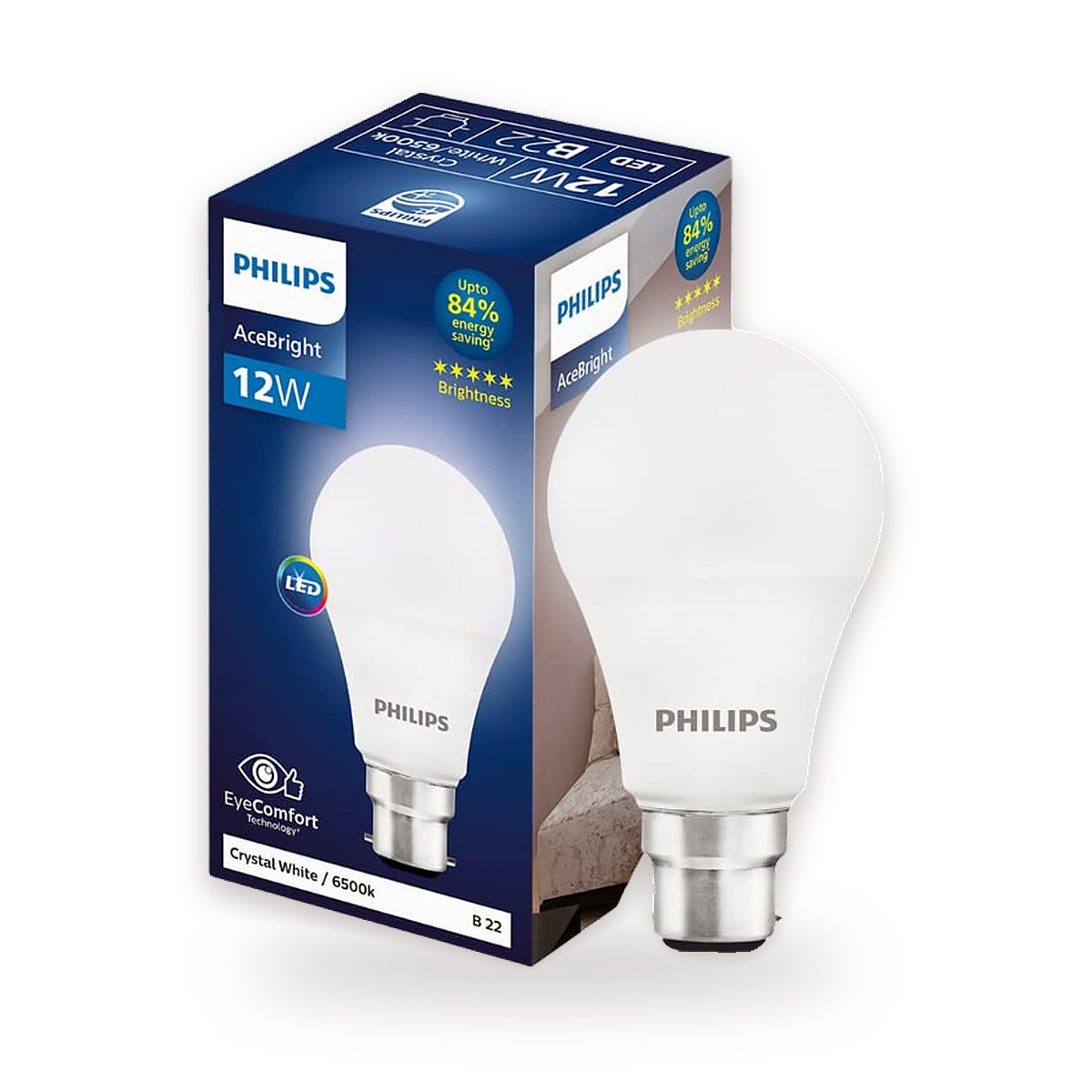 Philips LED bulbs with B22 base at Monika Electric Corporation, Ahmedabad