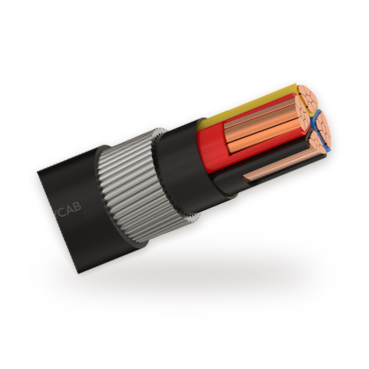 Drum of Polycab armoured LT power cable, Monika Electric Corporation, Ahmedabad