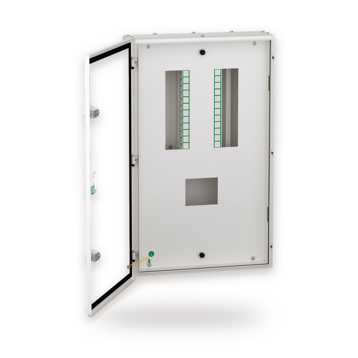 Schneider Electric Easy9 double-door distribution board at Monika Electro Tech, Ahmedabad