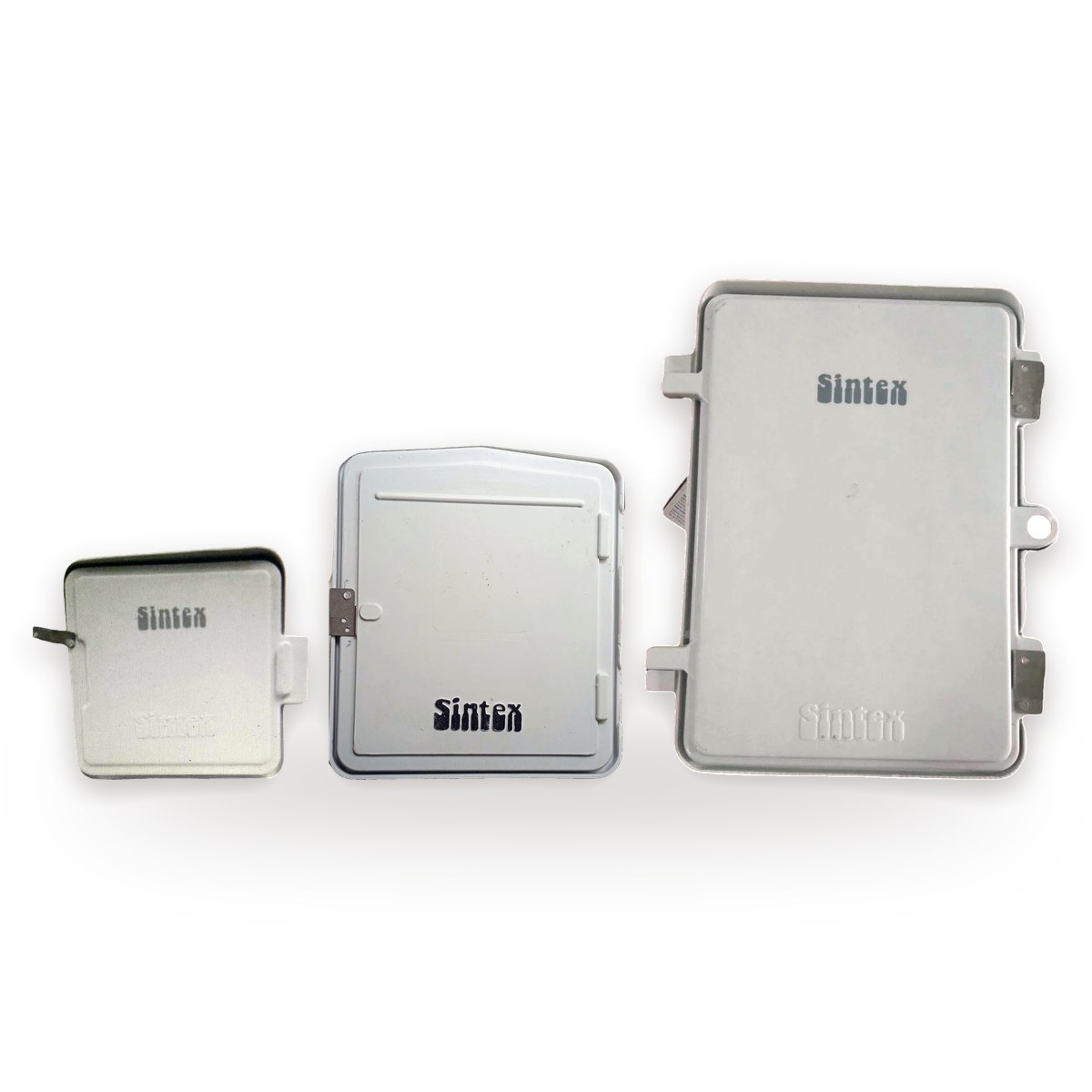 Sintex side-hinged SMC junction box for pole mounting, Monika Electro Tech, Ahmedabad