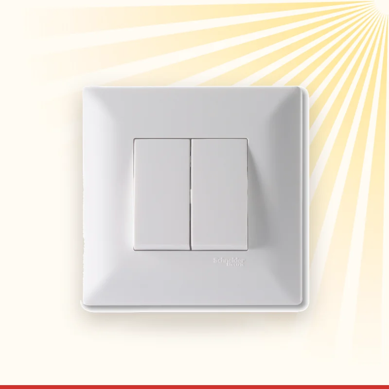 Schneider Electric Livia modular switch board with white cover plate