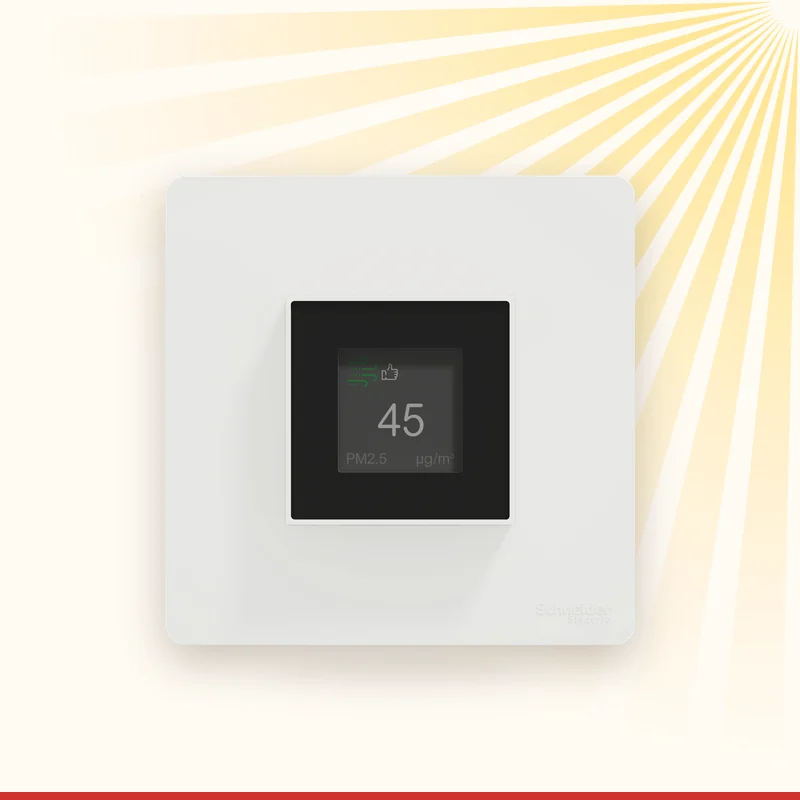 Schneider Electric Miluz Zeta switch plate in champagne gold finish