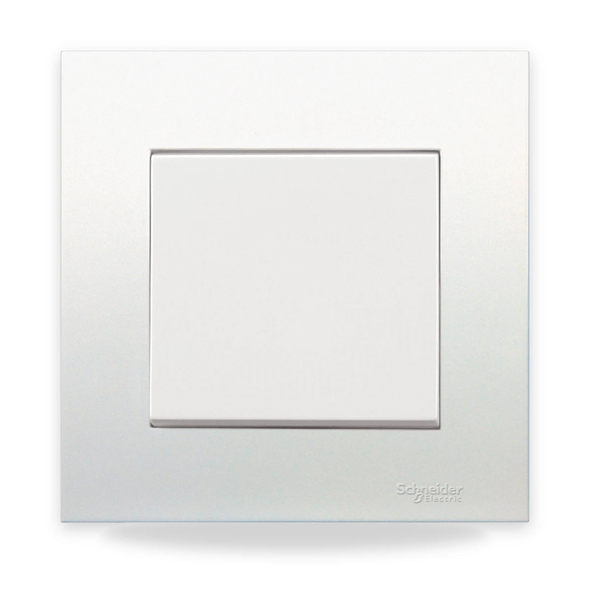 Schneider Electric Vivace slim white switch and socket plate